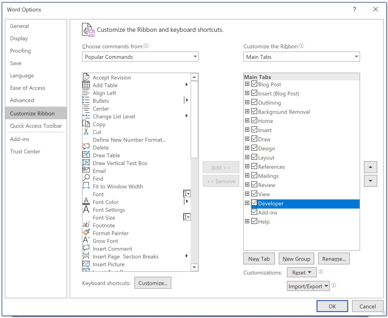 Dynamics 365 Word Templates