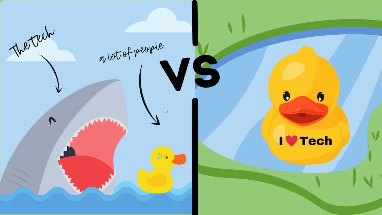 digital transformation metaphor like a duck to water