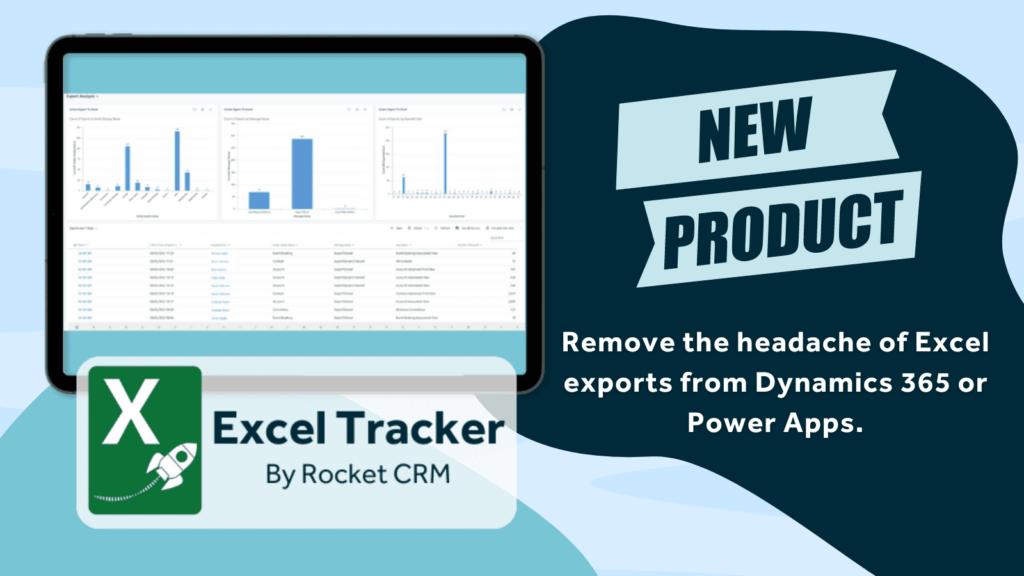 Excel Tracker article banner on blue background.
